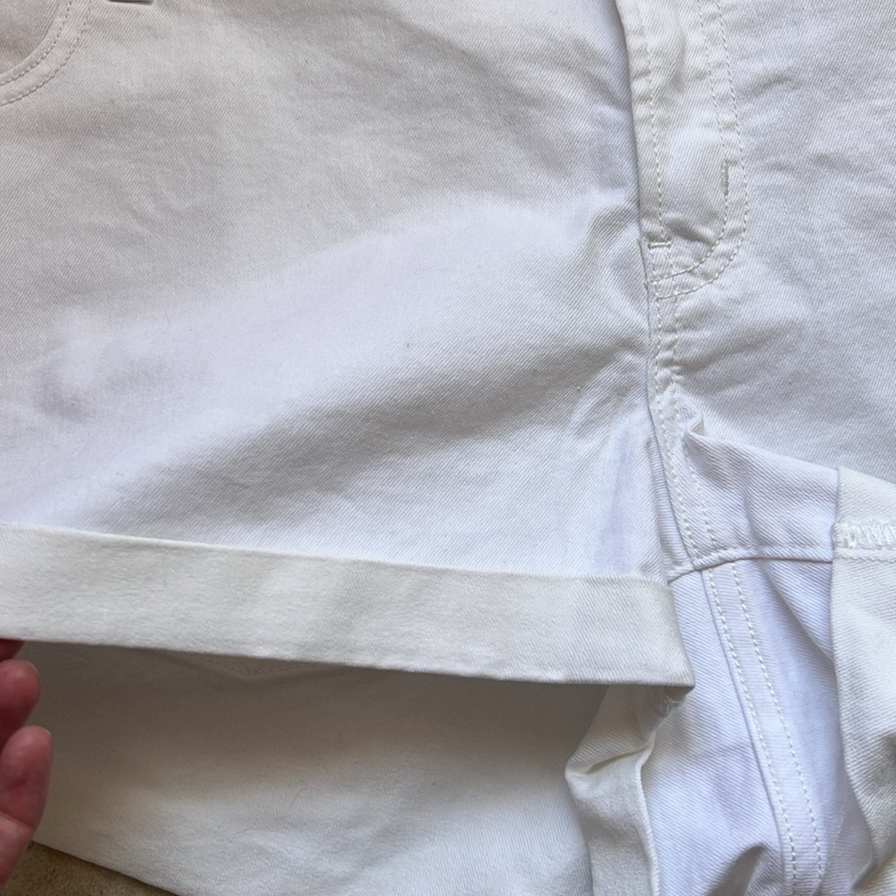 OLD NAVY White Denim Mid Rise Wow Short Size 20 - Picture 4 of 7